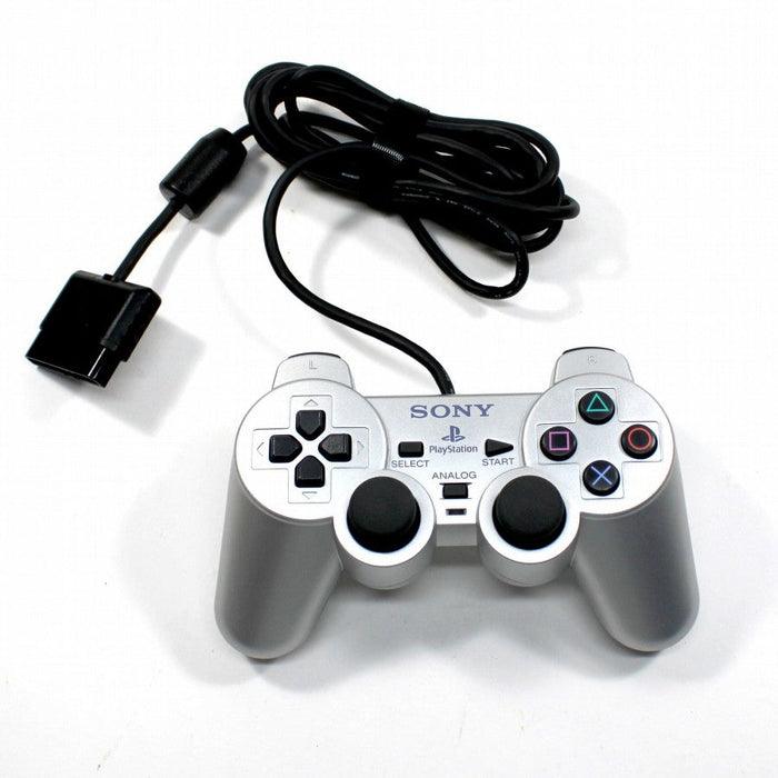 PS2 DualShock 2 Controller [Silver] [Scratch & Scuff] – PlayStation 2 Accessory (PS2) - for just $24.99! 