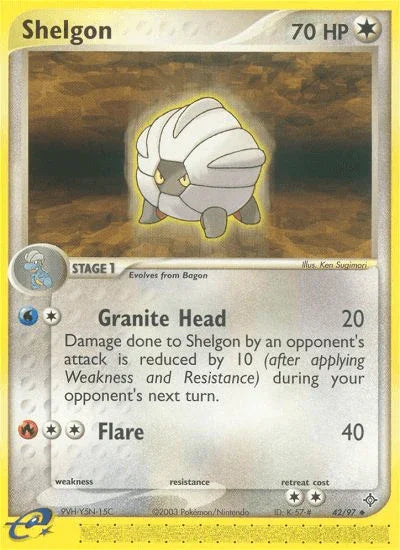 Shelgon (42/97) [EX: Dragon] - for just $0.70! 