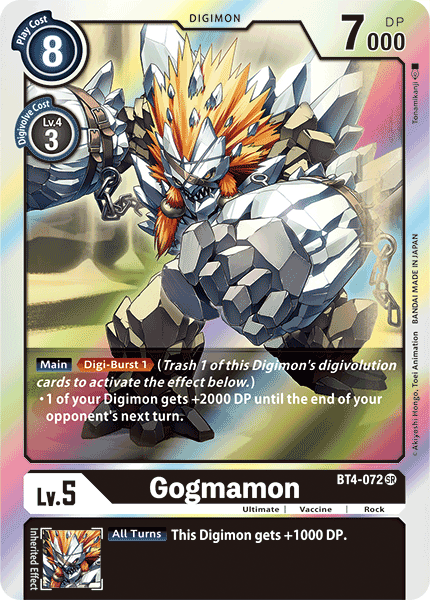 Gogmamon [BT4-072] [Great Legend] - Just $0.09! Shop now at Retro Gaming of Denver