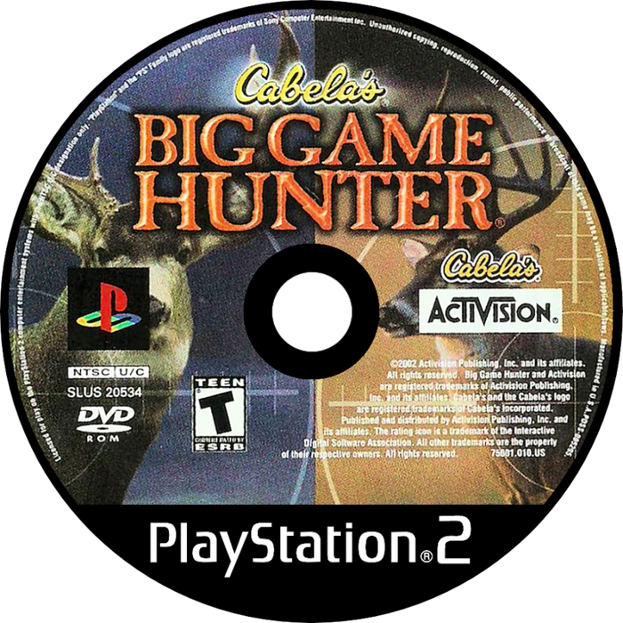 Cabela's Big Game Hunter – PlayStation 2 (PS2) - for just $3.99! 