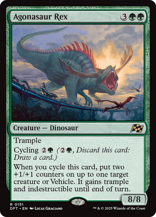 Agonasaur Rex (DFT-151) - Aetherdrift Foil - for just $0.32! 