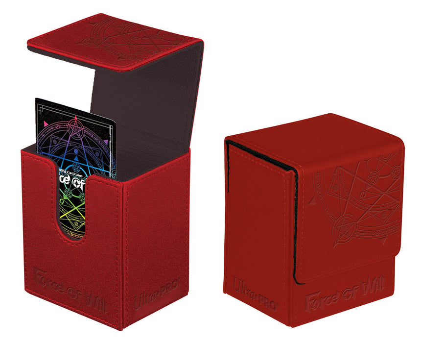 Ultra PRO: Flip Box - Force of Will (Red Card Back) - for just $0! 