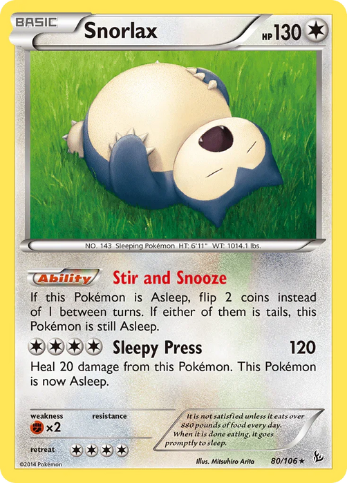 Snorlax (80/106) [XY: Flashfire] - for just $1.25! 