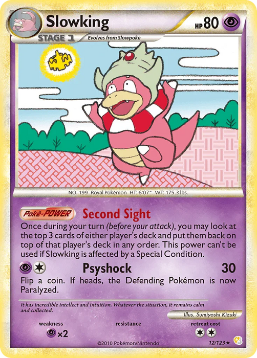 Slowking (12/123) [HeartGold & SoulSilver: Base Set] - for just $7.20! 