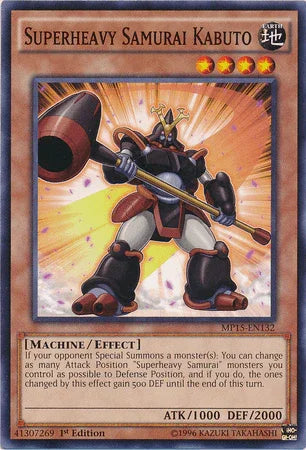 Superheavy Samurai Kabuto [MP15-EN132] Common - for just $0.10! 