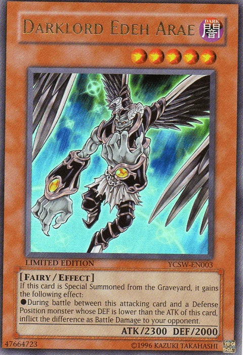 Darklord Edeh Arae [YCSW-EN003] Ultra Rare - for just $0.10! 