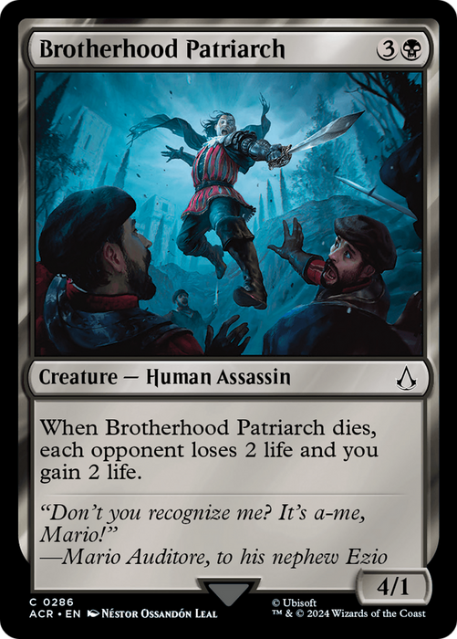 Brotherhood Patriarch (ACR-286) - Assassin's Creed - for just $0.03! 