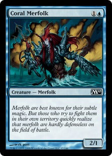 Coral Merfolk (Magic 2010 Core Set) Near Mint - for just $0.10! 