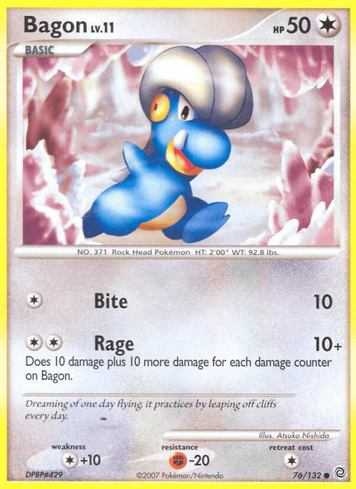 Bagon (76/132) [Diamond & Pearl: Secret Wonders] - for just $0.20! 