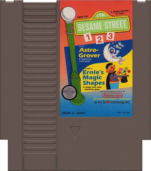 Sesame Street 123 – Nintendo Entertainment System (NES) - for just $2.99! 