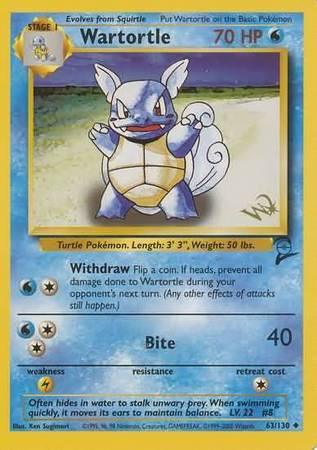 Wartortle (63/130) (W Stamped Promo) [Base Set 2] - for just $26.90! 