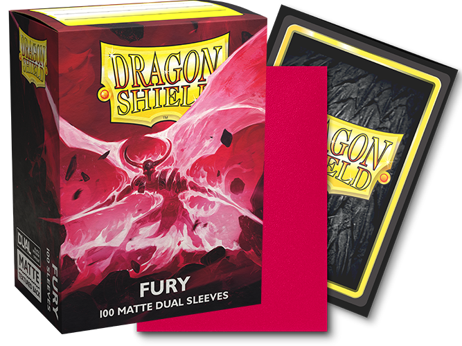 Dragon Shield: Standard 100ct Sleeves - Fury (Dual Matte) - Just $9.95! Shop now at Retro Gaming of Denver