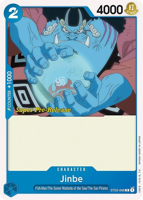 Jinbe [Super Pre-Release Starter Deck: The Seven Warlords of the Sea] - for just $1.20! 
