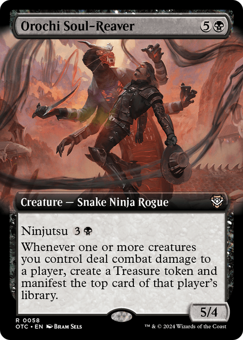 Orochi Soul-Reaver (OTC-058) - Outlaws of Thunder Junction Commander: (Extended Art) - for just $3.69! 