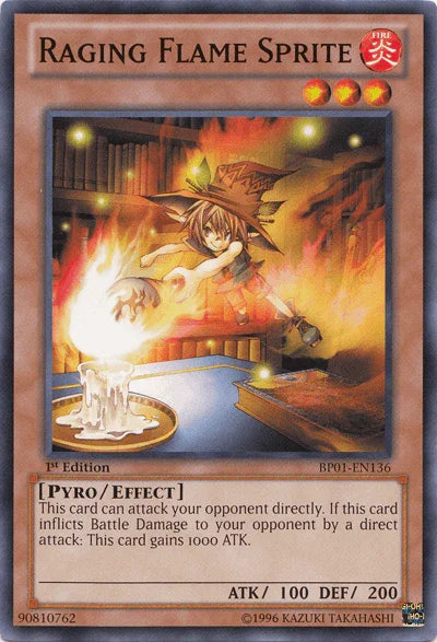 Raging Flame Sprite [BP01-EN136] Common - for just $0.10! 