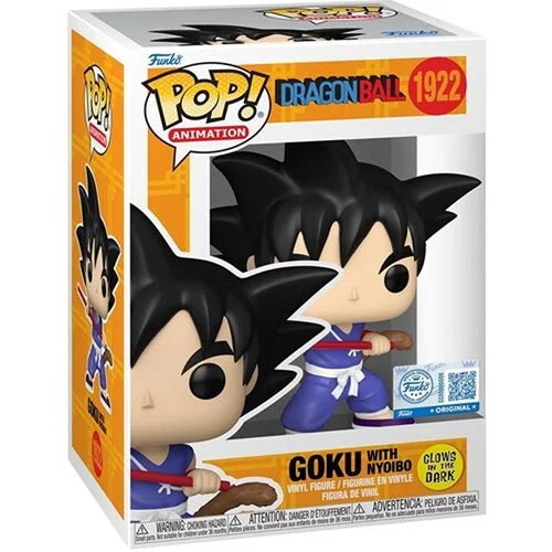 Dragon Ball Goku with Nyoibo Glow-in-the-Dark Funko Pop! Vinyl Figure #1922 - AE Exclusive - for just $13.95! 