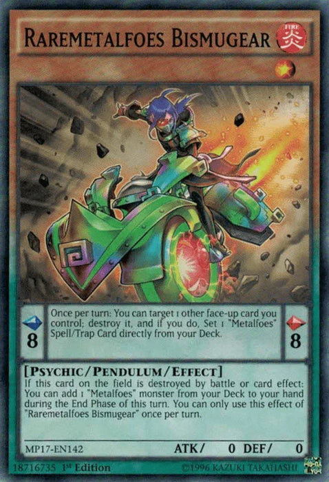 Raremetalfoes Bismugear [MP17-EN142] Common - for just $0.10! 