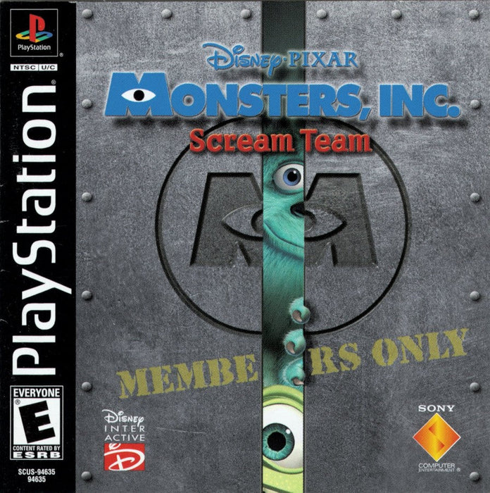 Disney Pixar Monsters Inc: Scream Team – PlayStation 1 (PS1) - for just $8.99! 