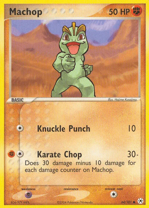 Machop (64/101) [EX: Hidden Legends] - for just $0.25! 
