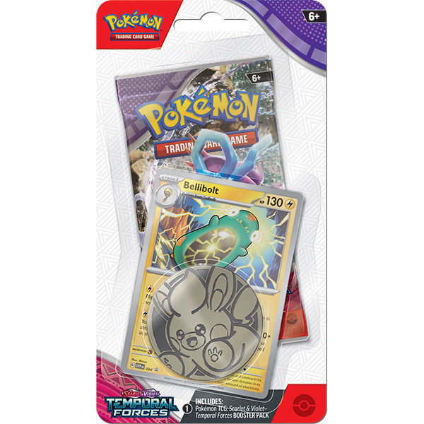 Pokemon: Scarlet & Violet - Temporal Forces Bellibolt Booster Pack (Set 5) - for just $7! 