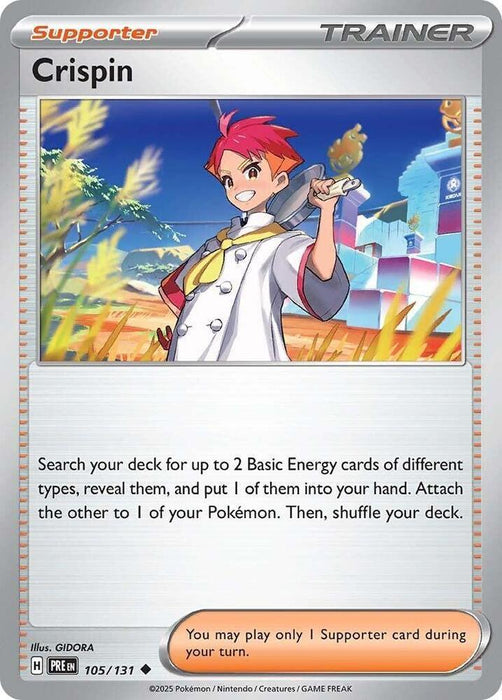 Crispin (105/131) [Scarlet & Violet: Prismatic Evolutions] - for just $0.10! 