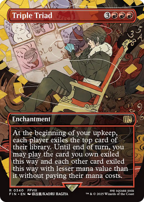 Triple Triad (FIN-340) - FINAL FANTASY: (enchantment) (Borderless) Foil - for just $0.47! 