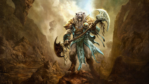 Ultra PRO: Playmat - Aleksi Briclot (Ajani Goldmane - Kickstarter Exclusive) - Just $0! Shop now at Retro Gaming of Denver