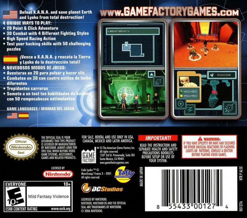 Code Lyoko – Nintendo DS (DS) - for just $0! 