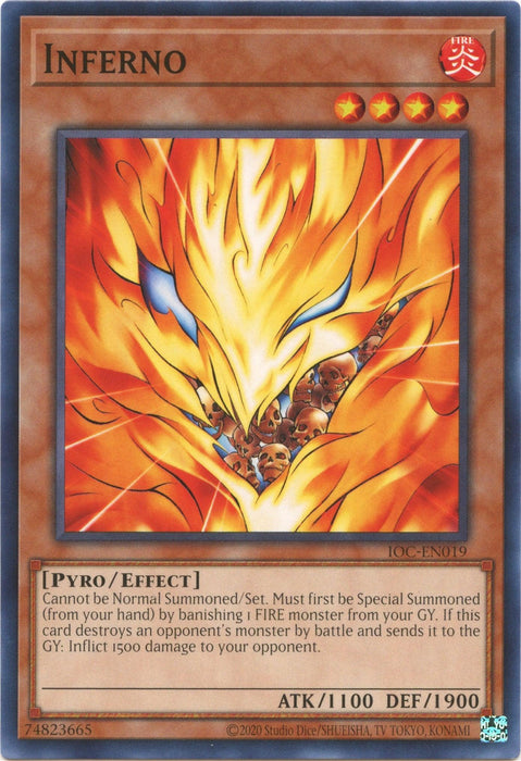 Inferno (25th Anniversary) [IOC-EN019] Common - for just $0.10! 