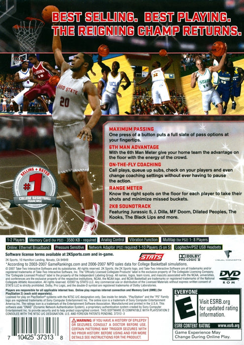 College Hoops 2K8 – PlayStation 2 (PS2) - for just $15.99! 
