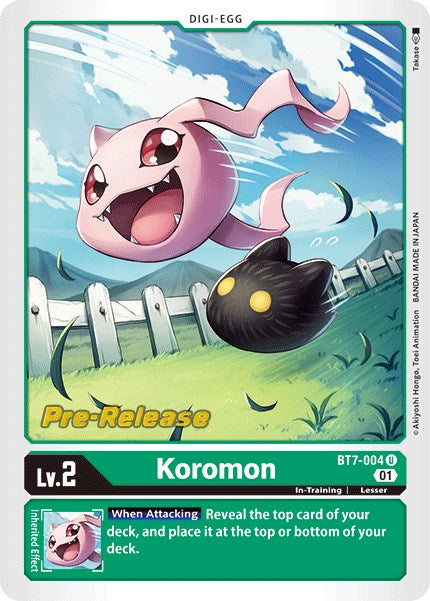 Koromon [BT7-004] [Next Adventure Pre-Release Cards] - Just $0.65! Shop now at Retro Gaming of Denver