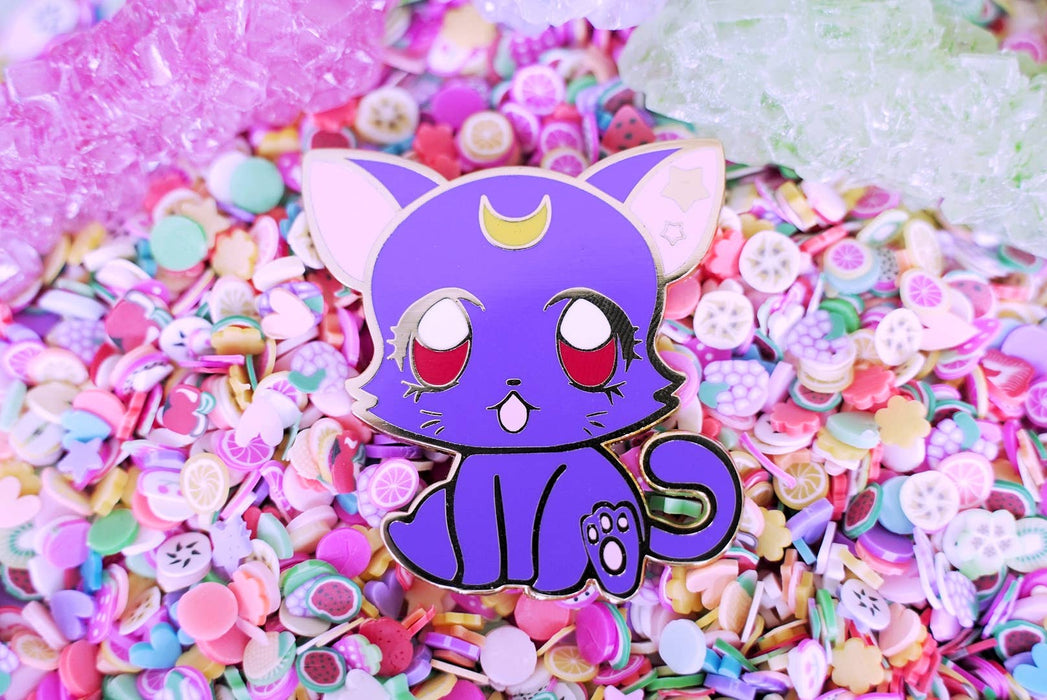 Sailor Moon: Luna Enamel Pin - for just $12! 