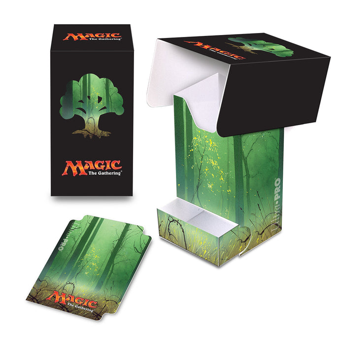 Ultra PRO: Deck Box - Full-View with Tray (Mana 5 - Forest) - for just $0! 