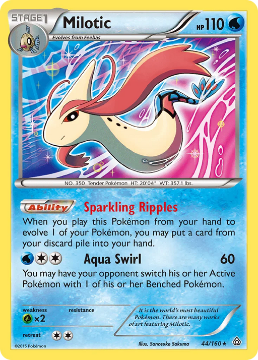 Milotic (44/160) [XY: Primal Clash] - for just $1.30! 