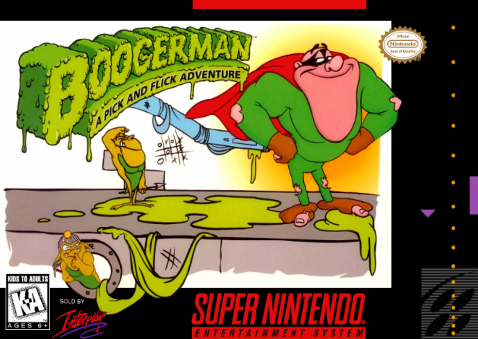 Boogerman A Pick and Flick Adventure – Super Nintendo Entertainment System (SNES)