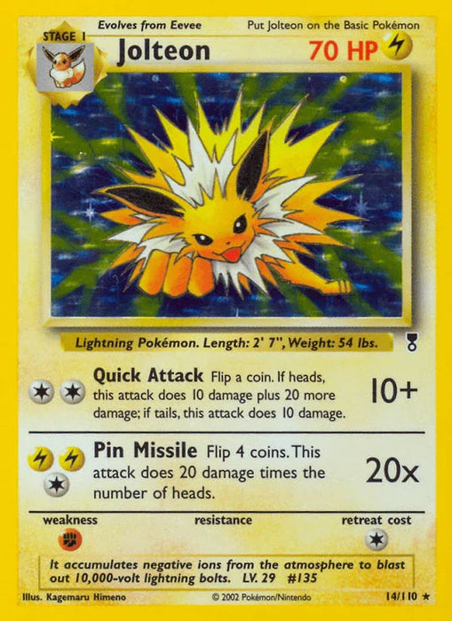Jolteon (14/110) [Legendary Collection] - for just $27.85! 