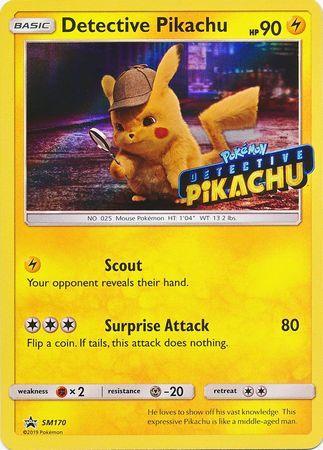 Detective Pikachu (SM170) (Detective Pikachu Stamped) [Sun & Moon: Black Star Promos] - for just $13.50! 