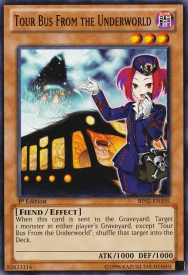 Tour Bus From the Underworld [BP02-EN105] Mosaic Rare - for just $0.20! 