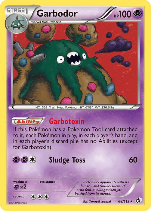 Garbodor (68/113) [Black & White: Legendary Treasures] - for just $1.75! 