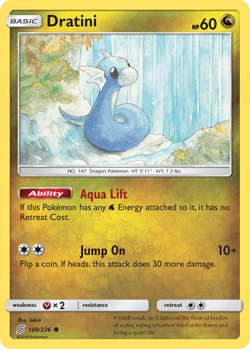 Dratini (148/236) [Sun & Moon: Unified Minds] - for just $0.20! 
