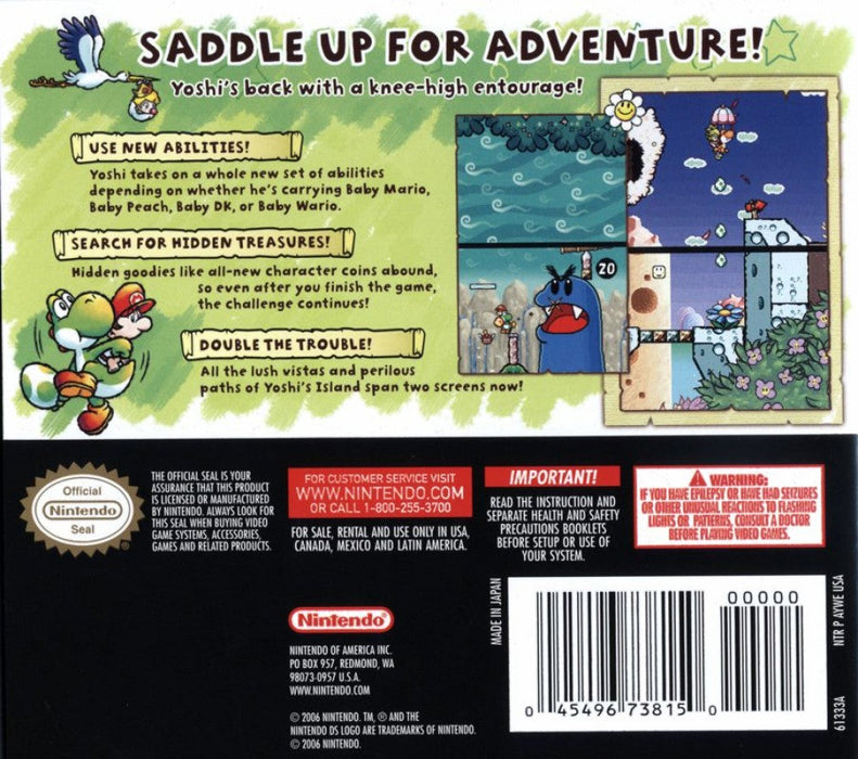 Yoshi's Island DS  – Nintendo DS (DS) - for just $19.99! 