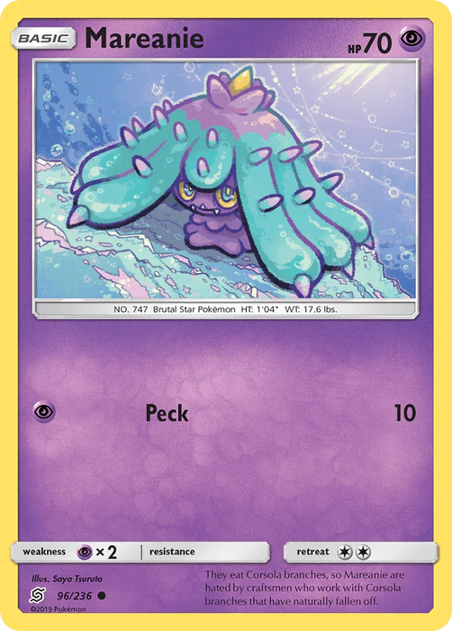 Mareanie (96/236) [Sun & Moon: Unified Minds] - for just $0.10! 
