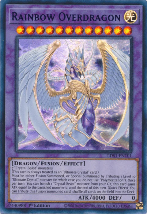Rainbow Overdragon (Purple) [LDS1-EN101] Ultra Rare - for just $0.15! 