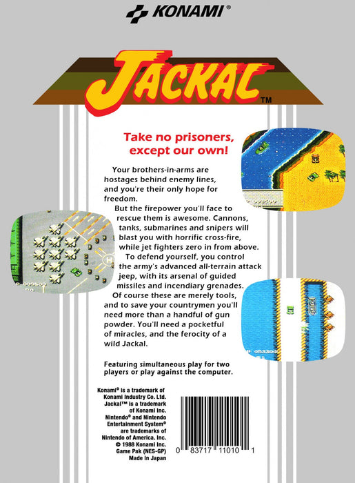 Jackal – Nintendo Entertainment System (NES) - for just $13.99! 