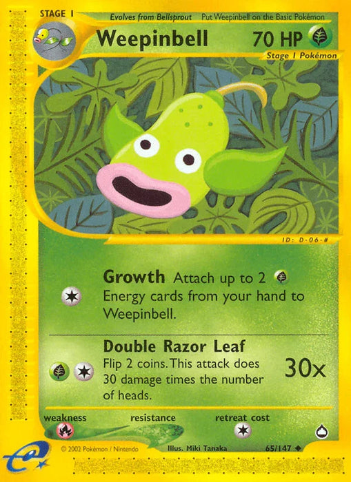 Weepinbell (65/147) [Aquapolis] - for just $3.60! 
