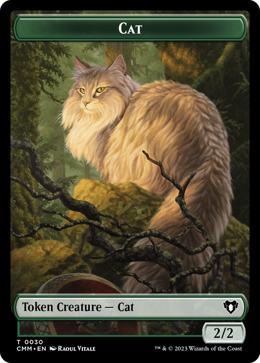 Cat Token (30) [Commander Masters Tokens] - Just $0.75! Shop now at Retro Gaming of Denver