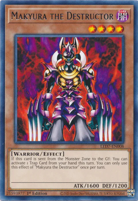 Makyura the Destructor [LED7-EN008] Rare - for just $0.10! 