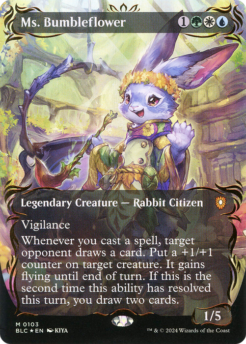 Ms. Bumbleflower (BLC-103) - Bloomburrow Commander (Borderless) Foil - for just $318.70! 