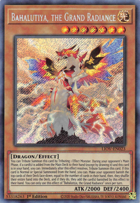 Bahalutiya, the Grand Radiance [LIOV-EN023] Secret Rare - for just $0.25! 