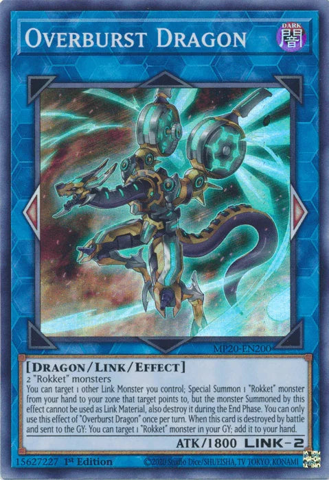 Overburst Dragon [MP20-EN200] Super Rare - for just $0.10! 
